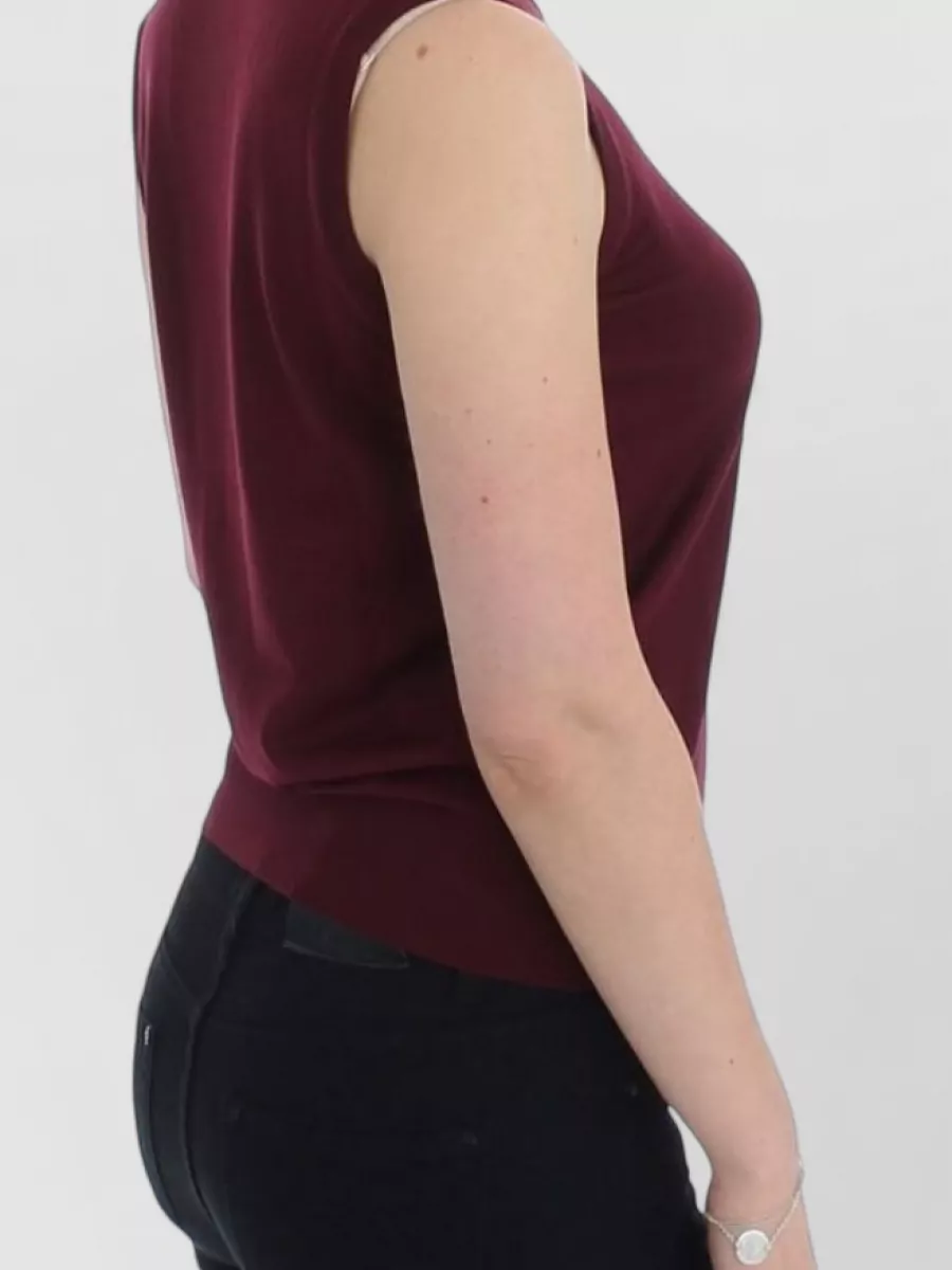 Dolce&Gabbana Wool Slim-Fit Sleeveless Top