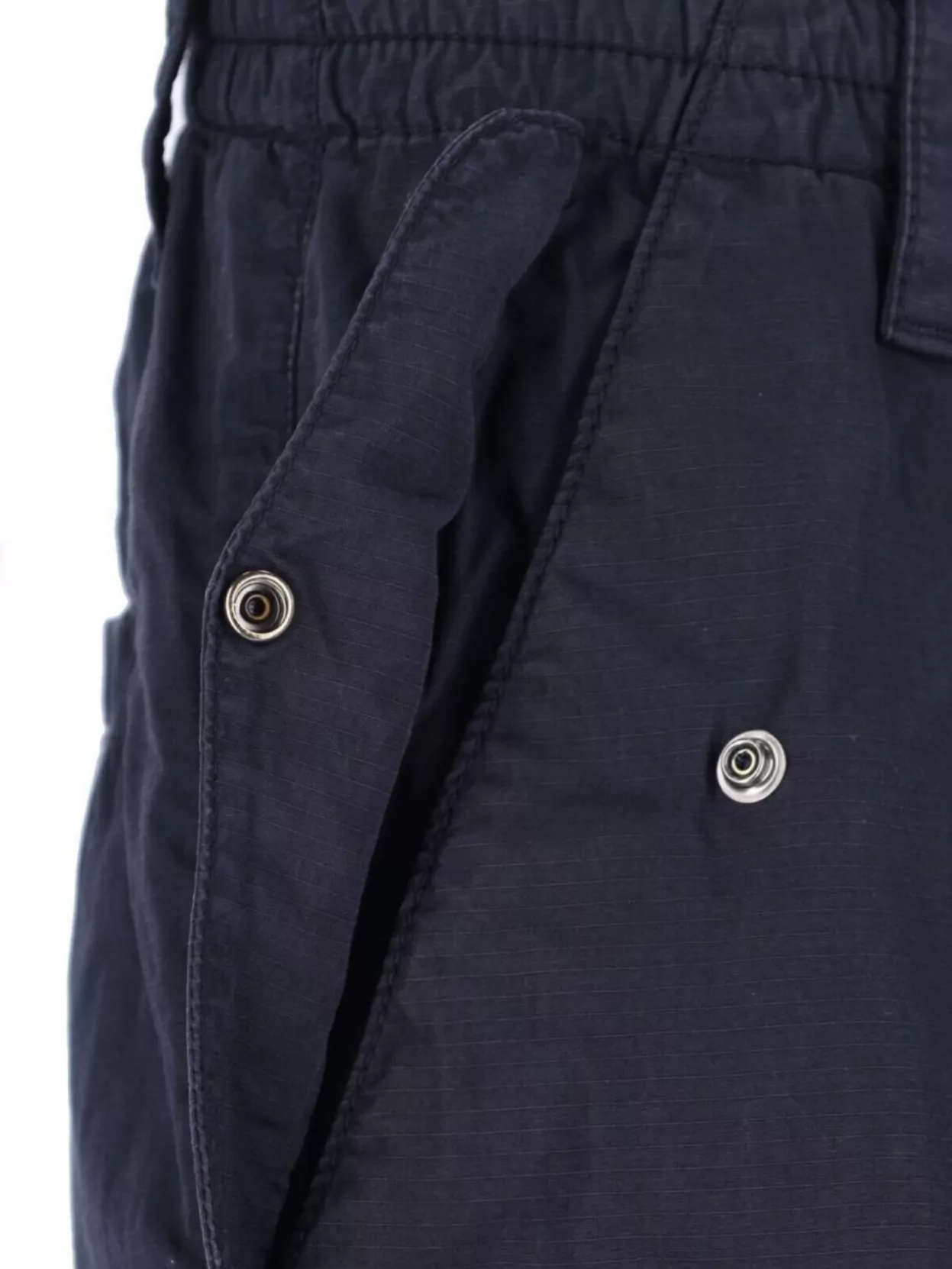 C.p. Company Straight Trousers With Cargo Pockets And Elastic Waistband