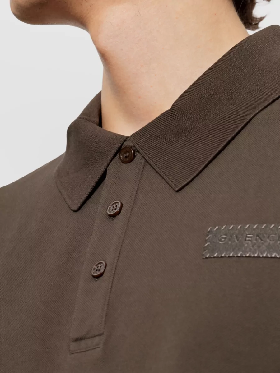 Givenchy Cotton Regular-Fit Short-Sleeve Polo Shirt