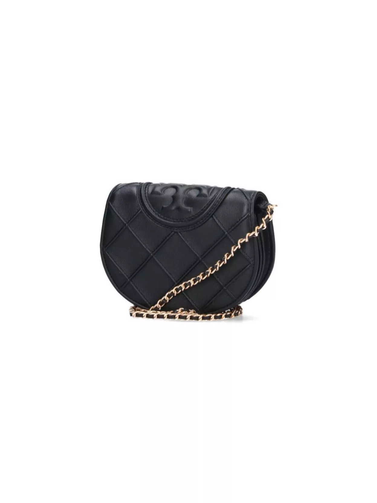 Tory Burch Quilted Chain Strap Purses & Cardholders In Black