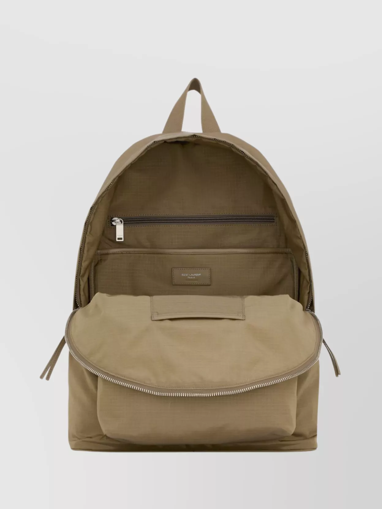 Saint Laurent City Backpack With Adjustable Padded Straps