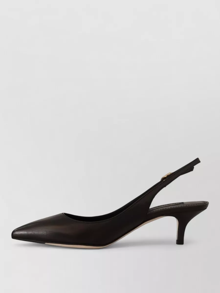 Dolce&Gabbana Leather Slingback Sandals