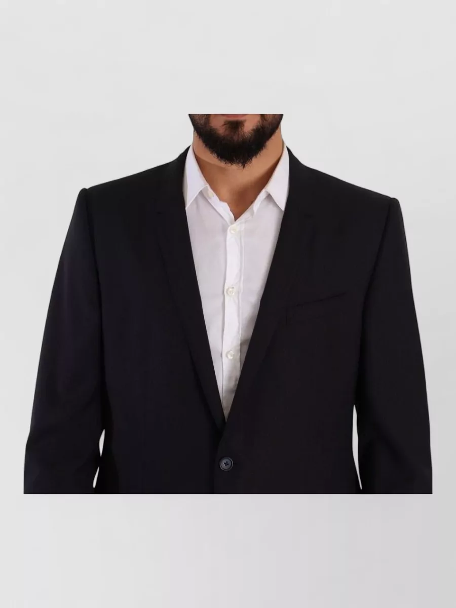Dolce&Gabbana Wool Silk Single Breasted Suit