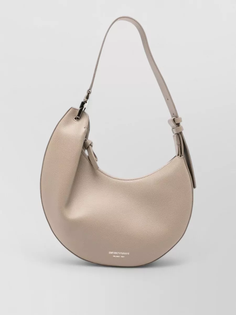 Emporio Armani leather hobo bag