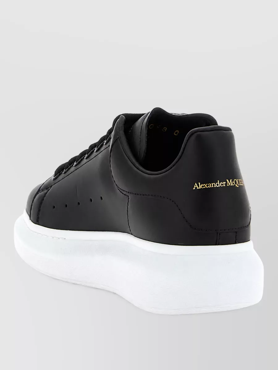 Mc Queen Leather low-top sneakers