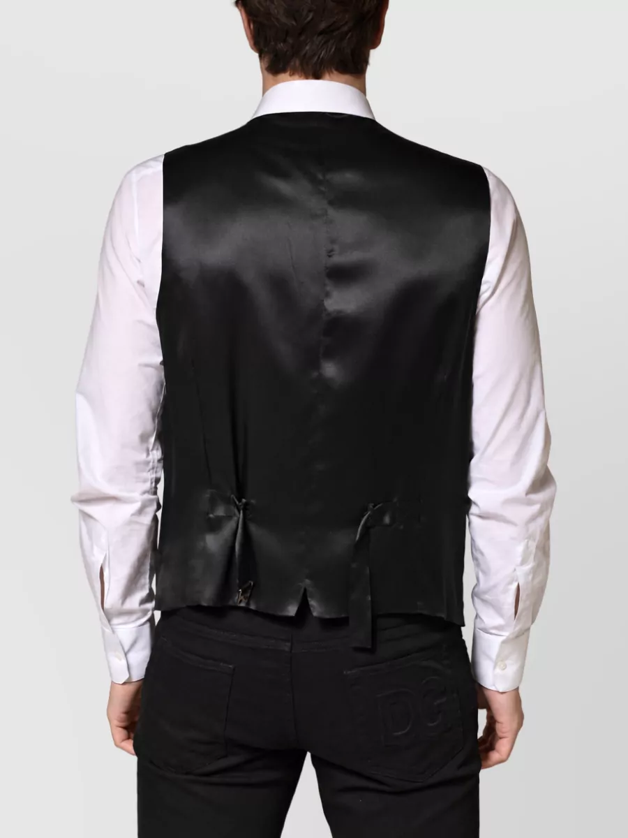 Dolce&Gabbana Wool Single-Breasted Waistcoat