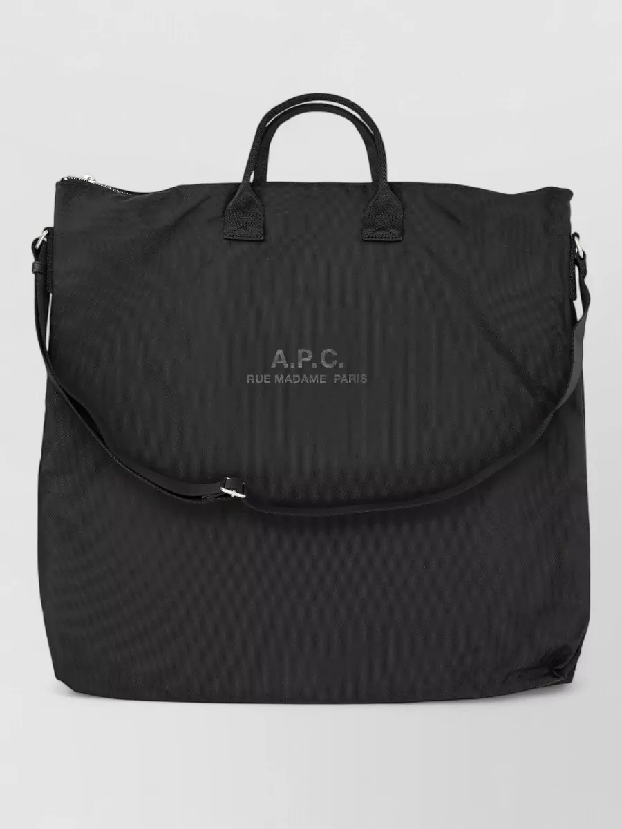 A.P.C. nylon crossbody tote bag