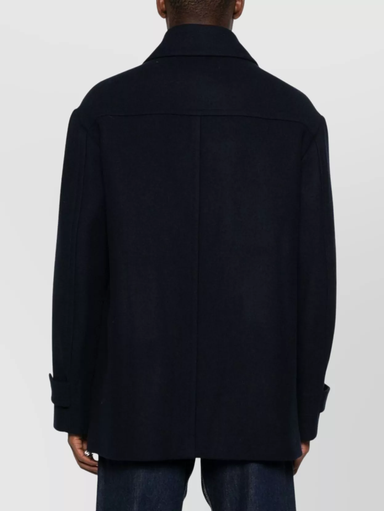Dries Van Noten Long Sleeve Coat Featuring Front Pockets In Black
