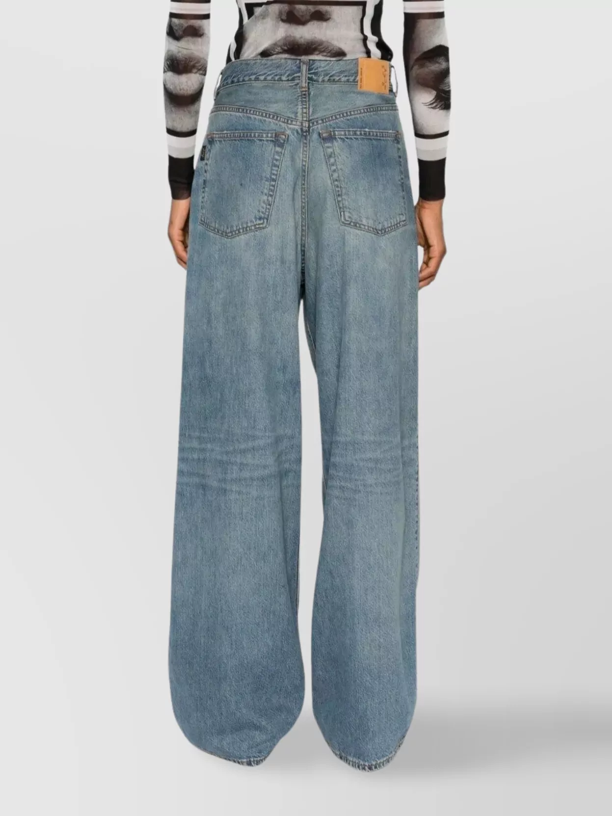 Haikure Tencel Pantalon Bleu Bonbon