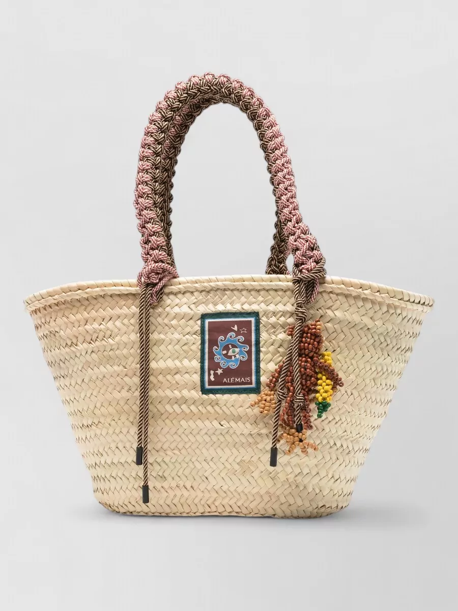 Alémais macrame maxi basket bag