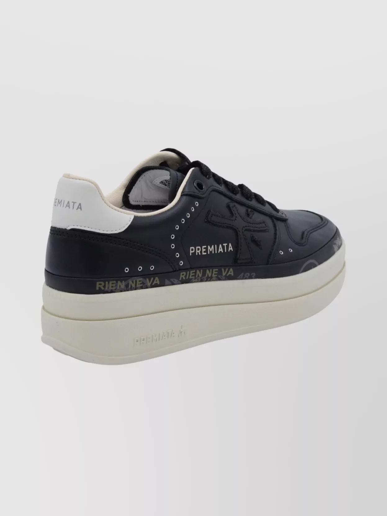 Premiata Stylish Low Top Sneakers With Platform Sole