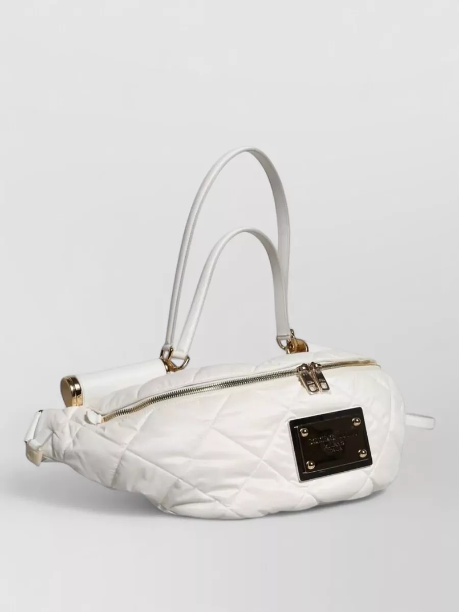 Dolce&Gabbana Devotion Quilted Leather Belt Bag