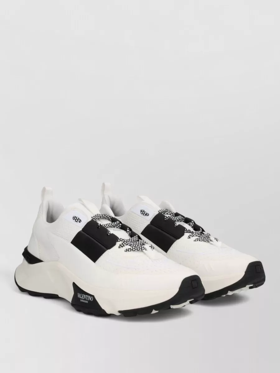 Valentino Garavani True Act Sneaker Chunky Sole Mesh Panels