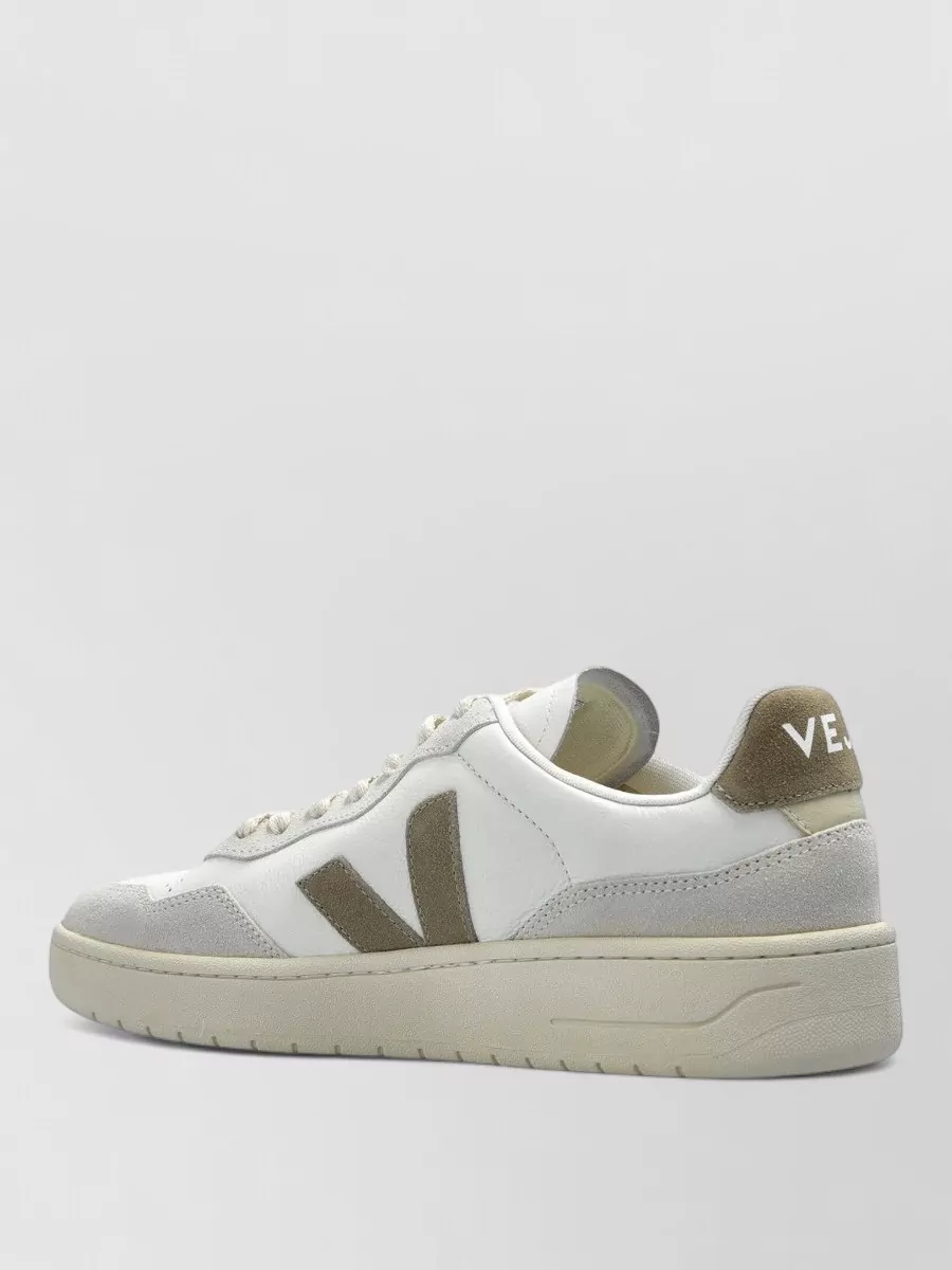 Veja Leather Lace-Up Sneakers