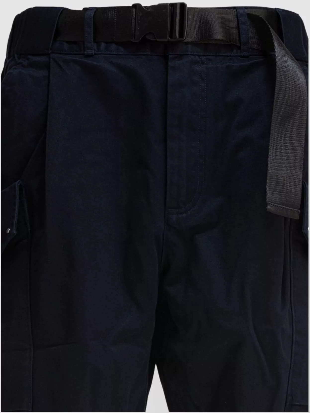Moose Knuckles Waist Belted Cargo Pocket Elastic Shorts
