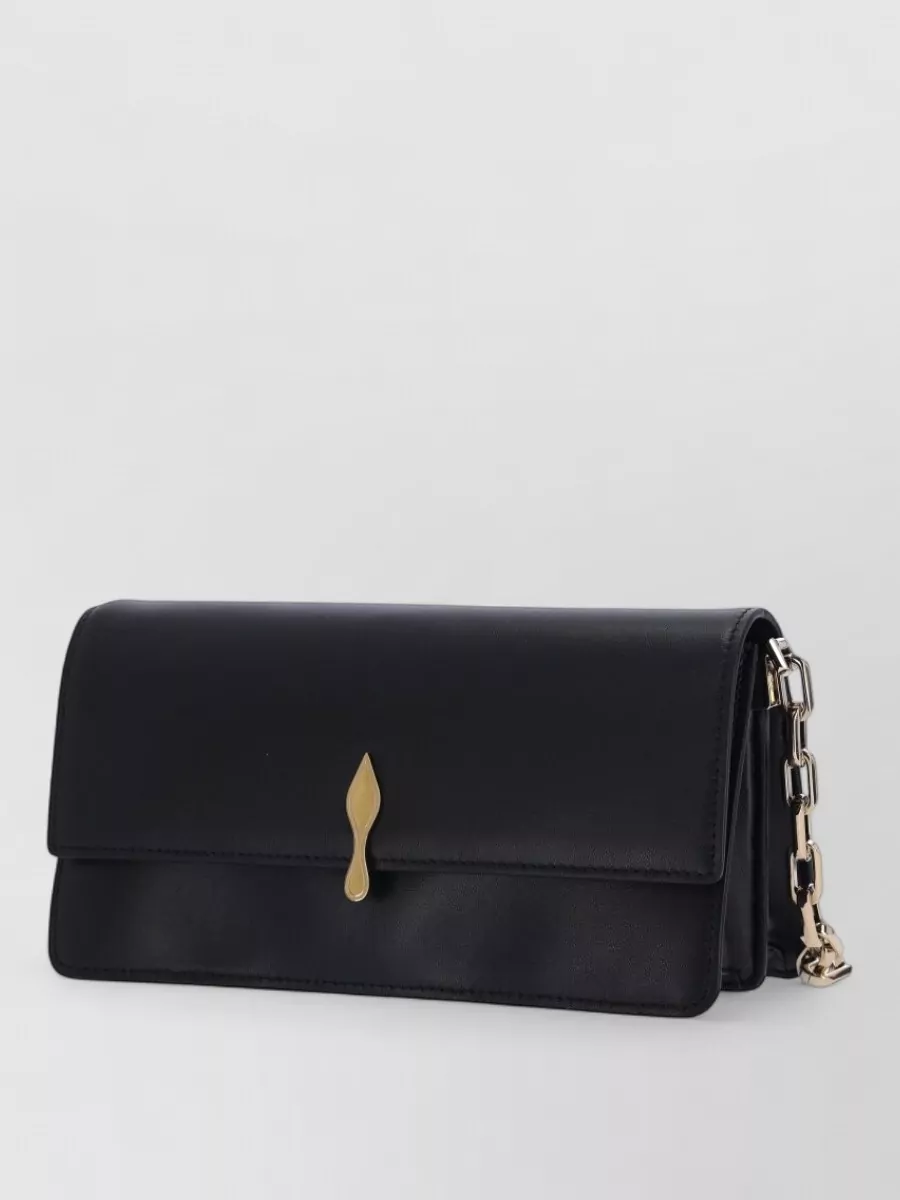 Christian Louboutin Loubi54 Lamb Leather Clutch Bag