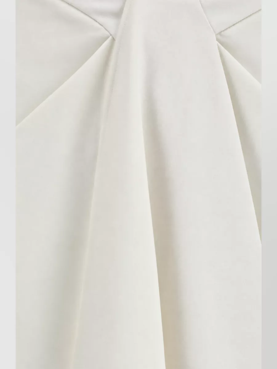 Givenchy Wool Mohair Long Draped Skirt