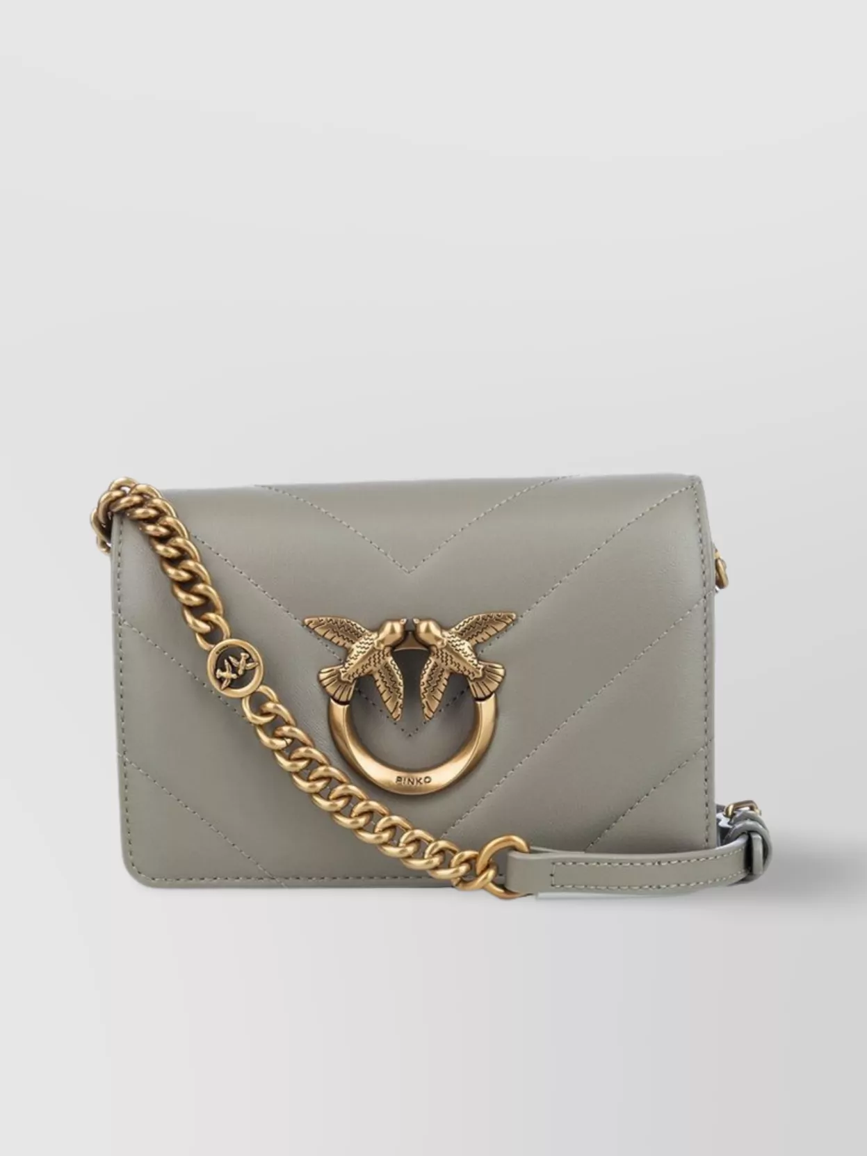 Pinko love bag click mini leather cross-body bag