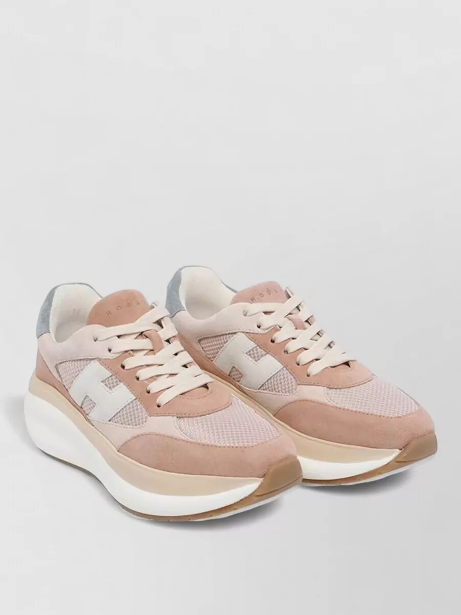 Hogan suede maxi i active low-top sneakers