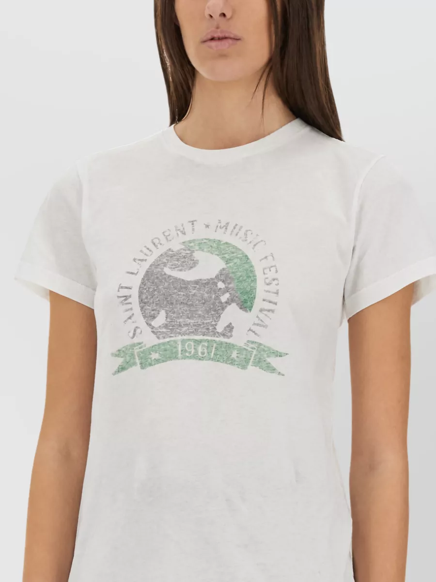 Saint Laurent Cotton Music Festival T-Shirt