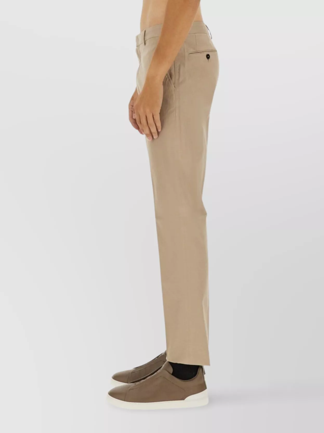 Zegna Tailored Trousers With Side And Back Pockets