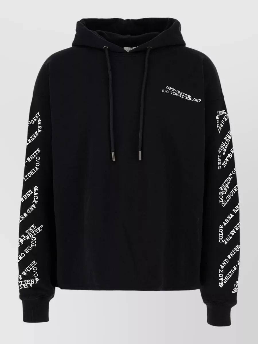 Off-White Stretch Cotton T-Shirt