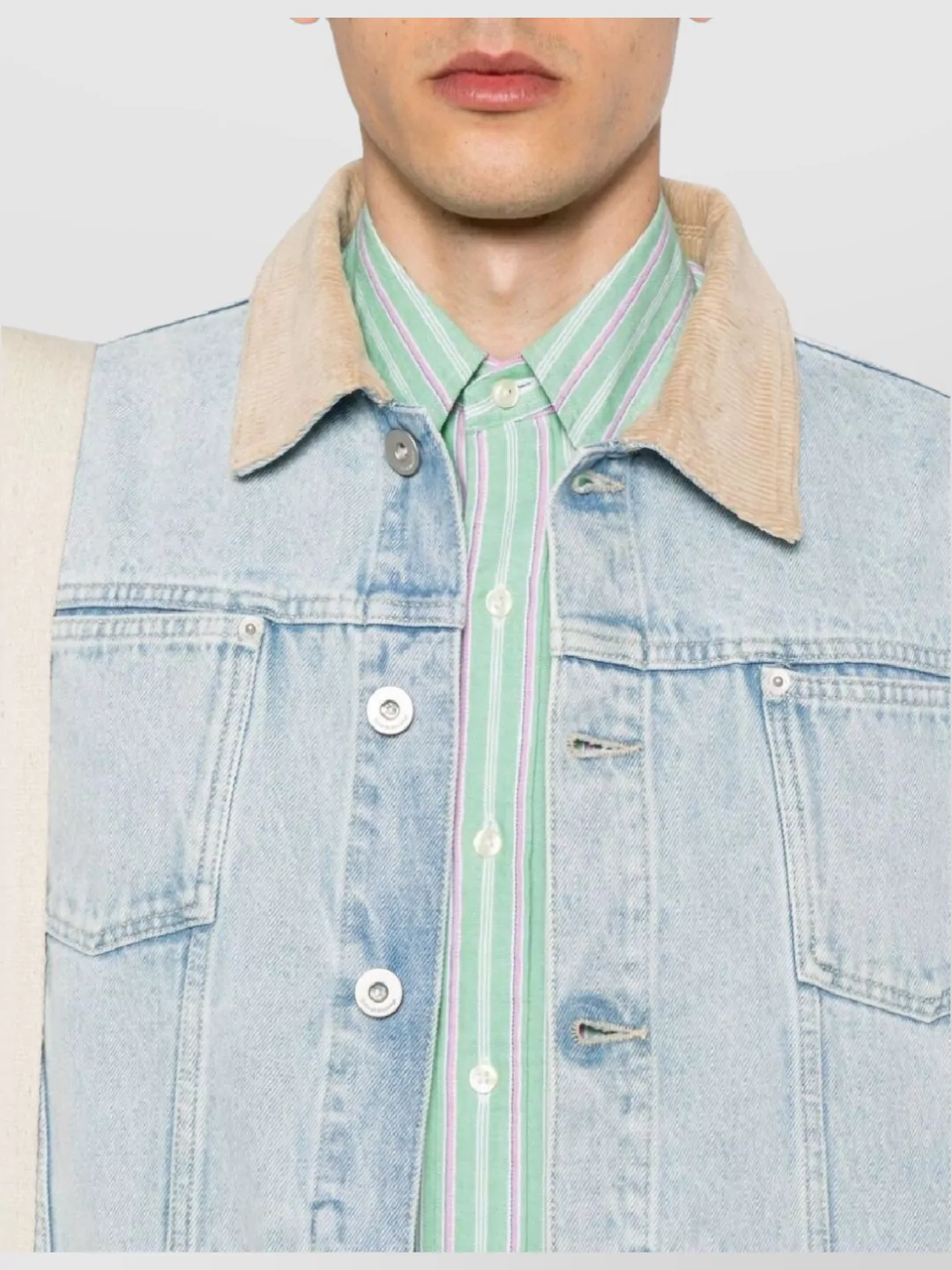 Drôle De Monsieur The Washed Denim Jacket