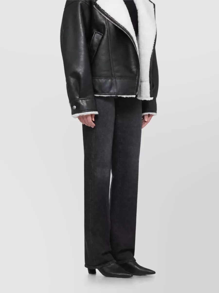 Mother Straight-Leg Jeans