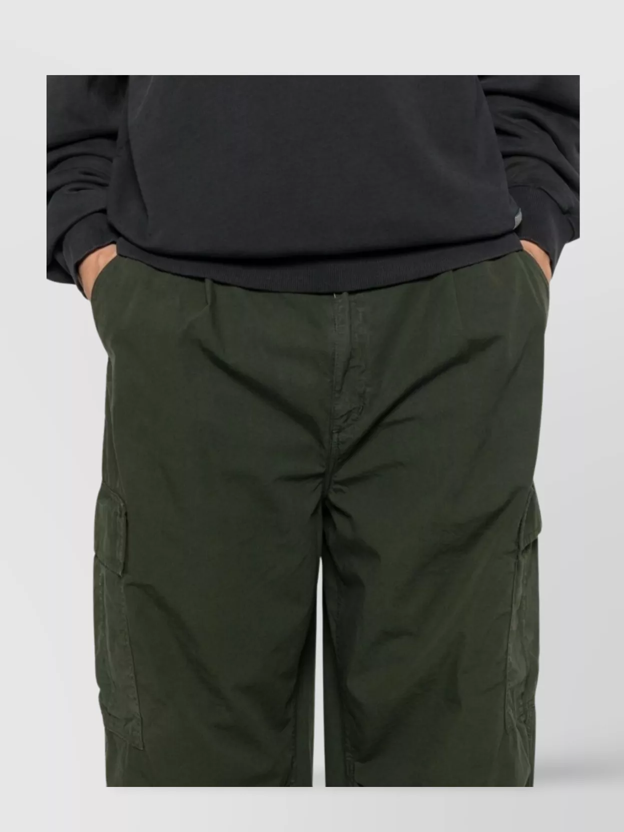 Carhartt Wip Cargo Trousers With Belt Loops And Multiple Pockets