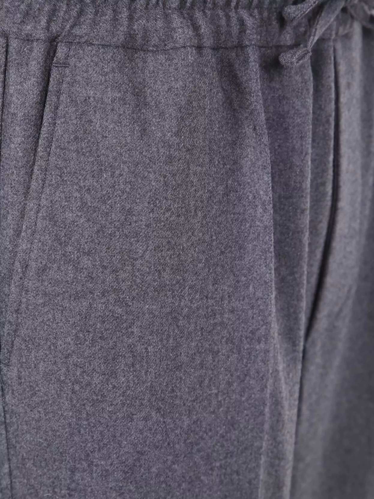 Drôle De Monsieur Flannel Elasticated Straight Leg Trousers