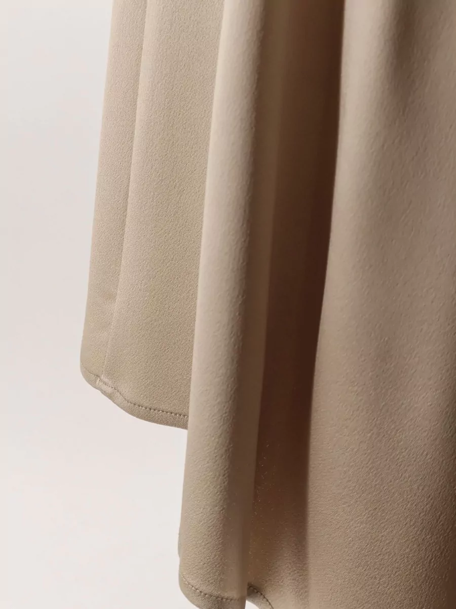 Alysi Asymmetric Satin Skirt