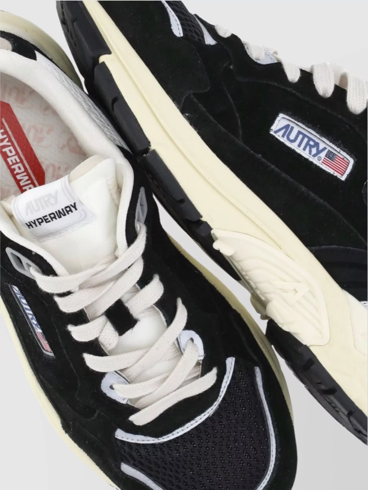 Autry Leather And Fabric Sneakers