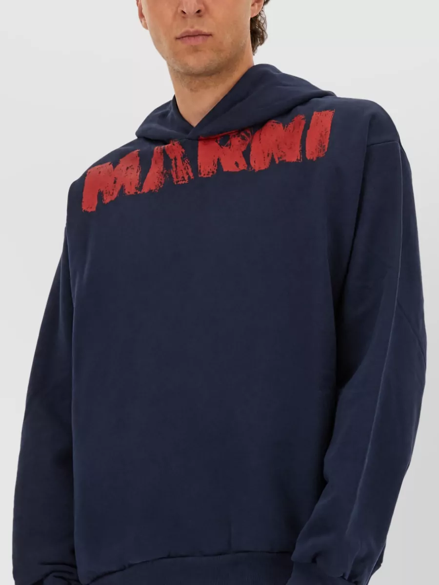 Marni Logo Print Cotton Tank Top
