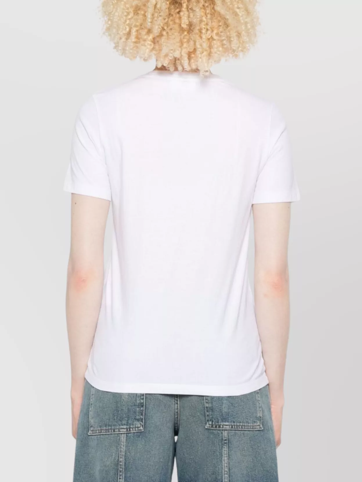 Maison Kitsuné Crewneck Top Embroidered Detail