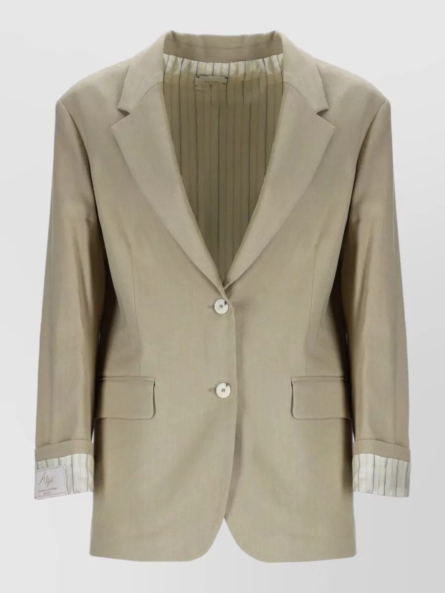 Alysi linen blend blazer