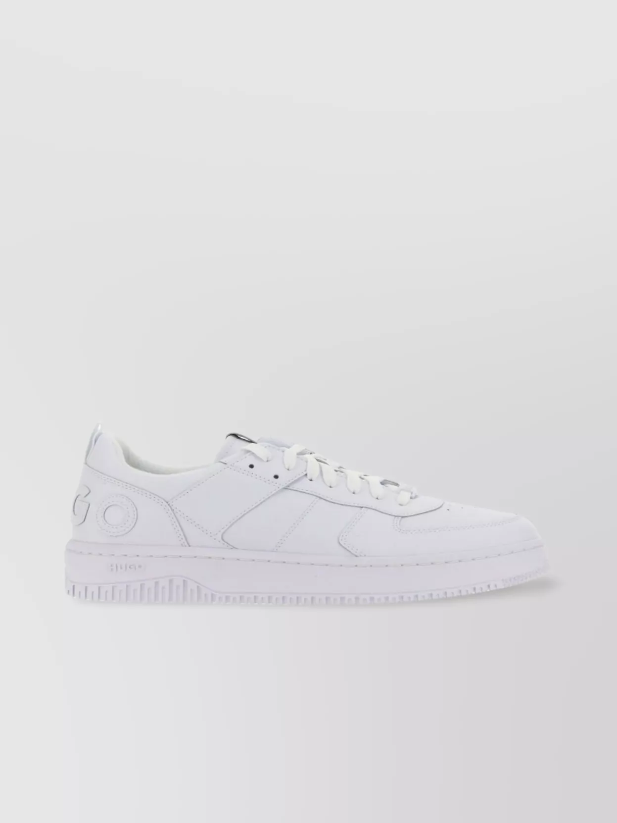 Hugo Sneaker With Perforated Toe And Logo