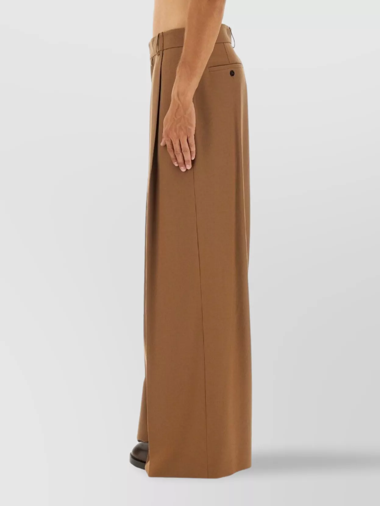 Dries Van Noten Wide Leg Trousers Featuring Pleats
