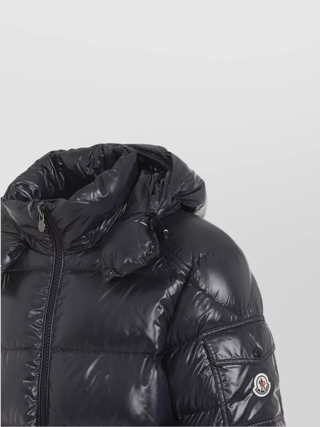 Moncler Padded Nylon Jacket Detachable Hood