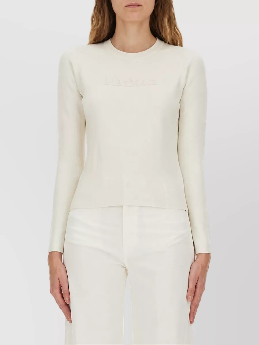 Max Mara Logo-Print Top