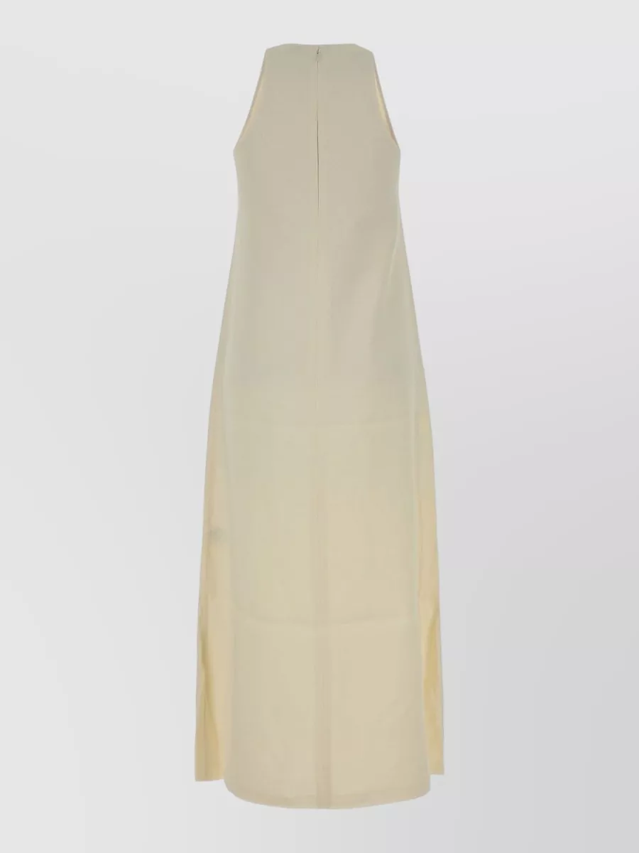 Totême Sablé Scoop-Neck Midi Dress