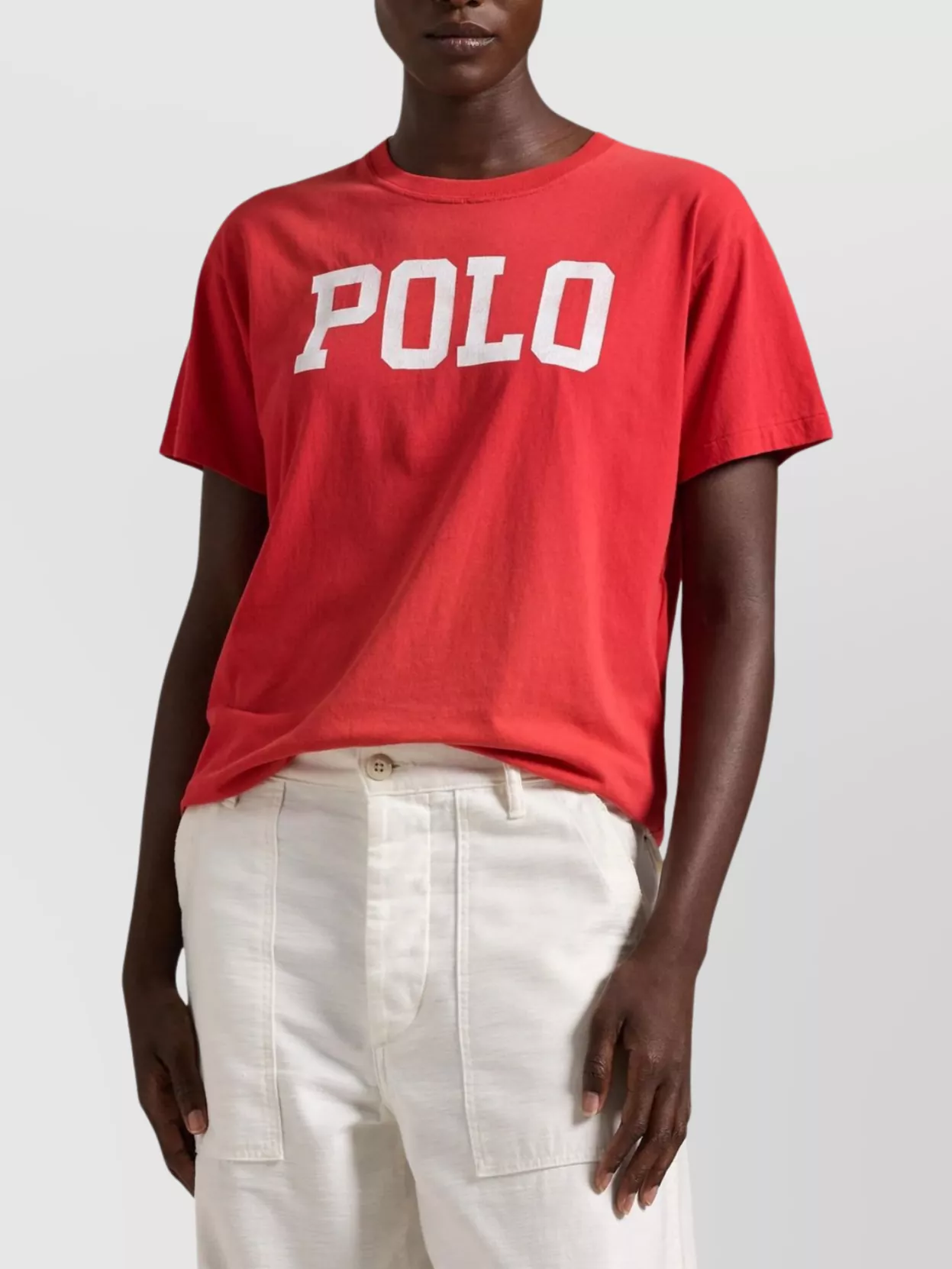 Ralph Lauren Logo Crew Neck Cotton T-Shirt