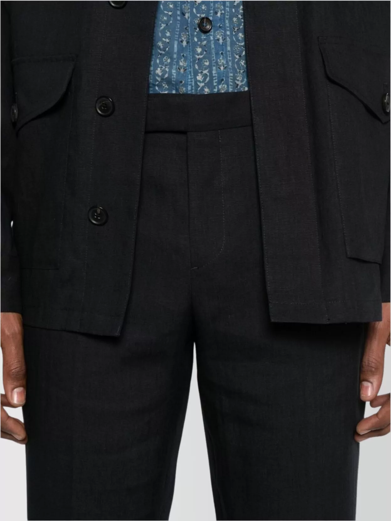 PAUL SMITH SLIM TROUSERS FEATURING BELT LOOPS
