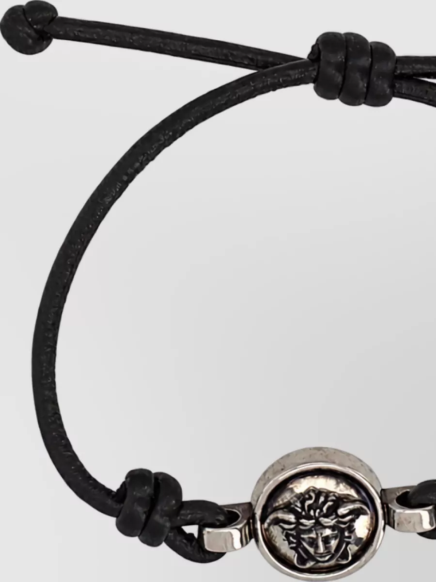 Versace leather bracelet