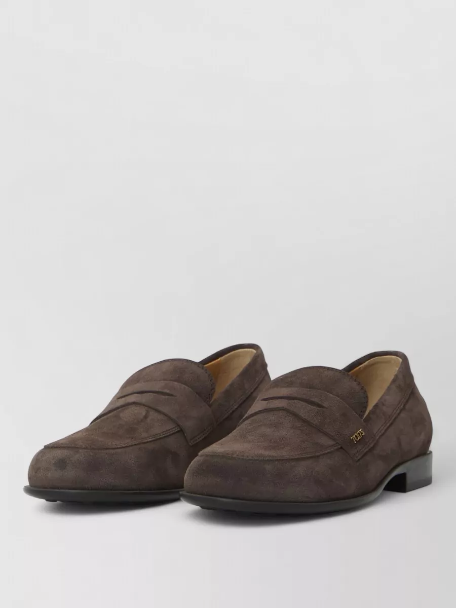 Tod's suede loafers