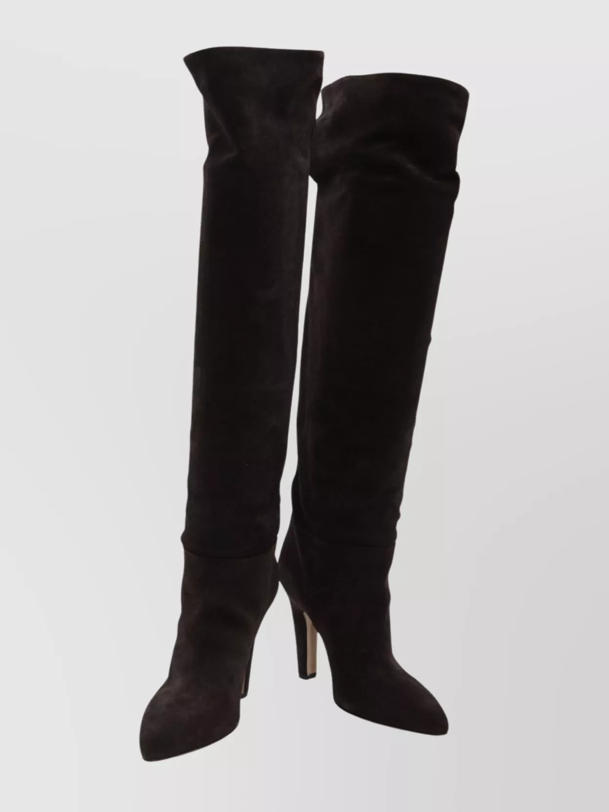 Paris Texas Over-the-knee Stiletto Suede Boots In Multi