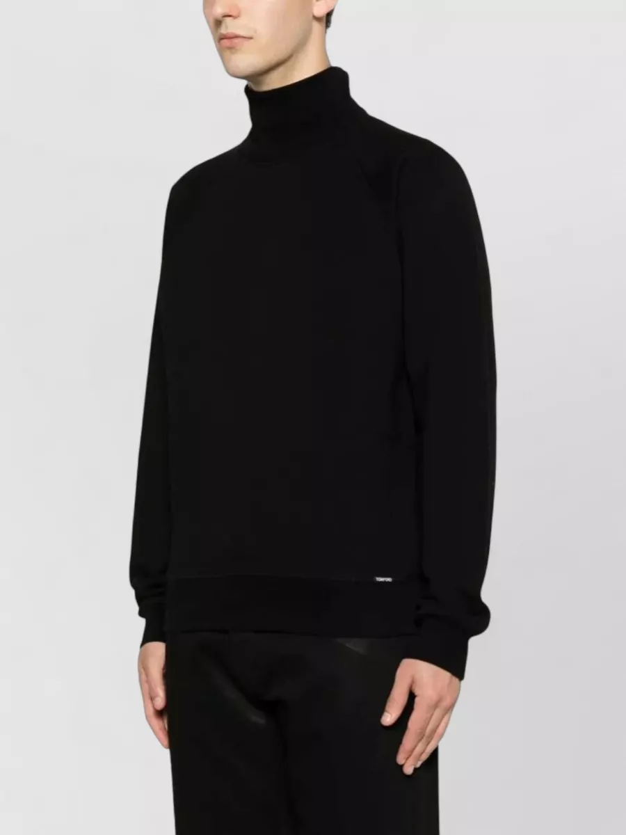 Tom Ford Organic Cotton Long-Sleeve Crew-Neck Sweatshirt