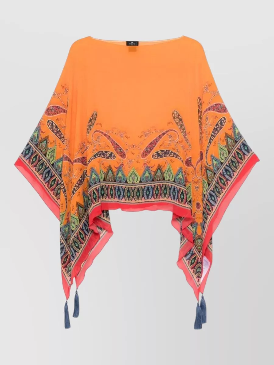 Etro Silk Poncho