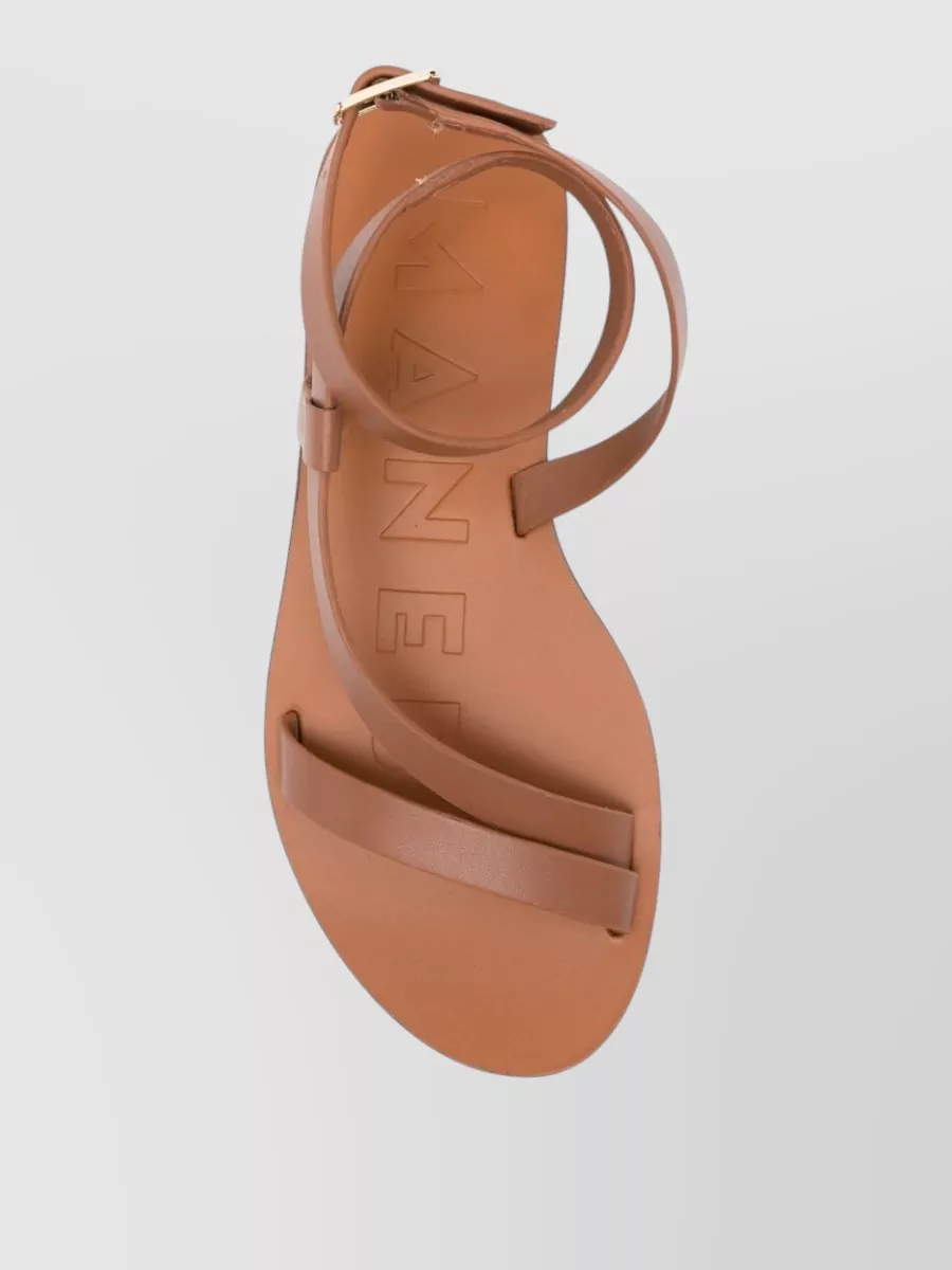 Manebi Leather Gladiator Sandals