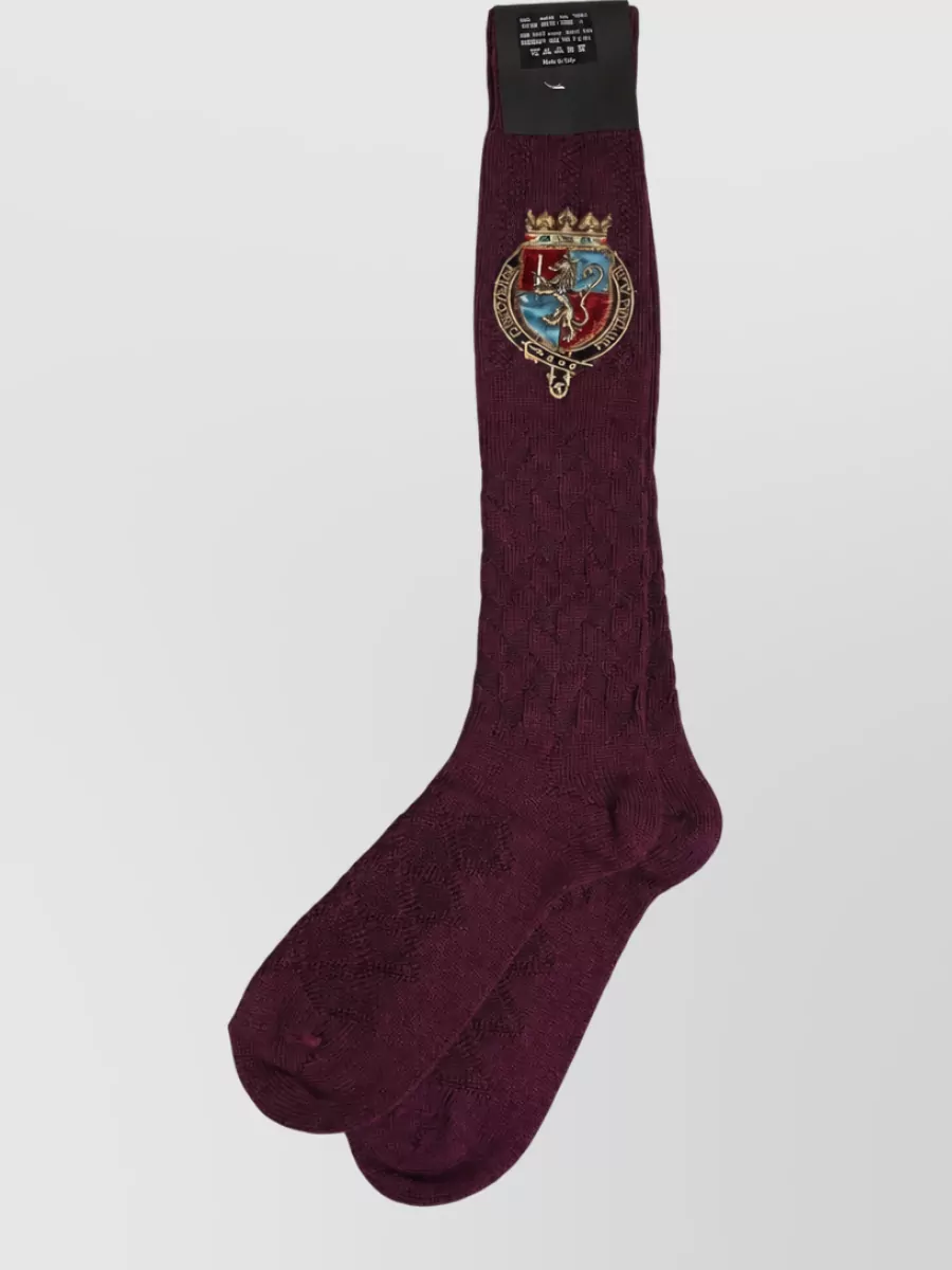 Dolce&Gabbana Wool Knee-High Socks