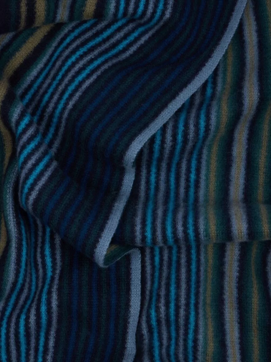 Paul Smith Striped Wool Scarf